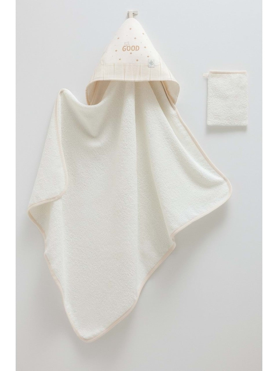 Serviette bébé – Beige – 82x90 cm
