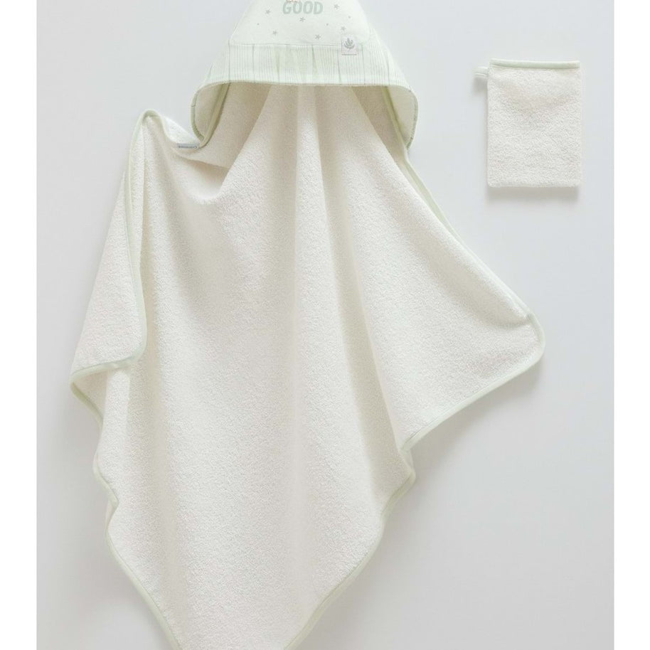 Serviette bébé – Vert – 82x90 cm