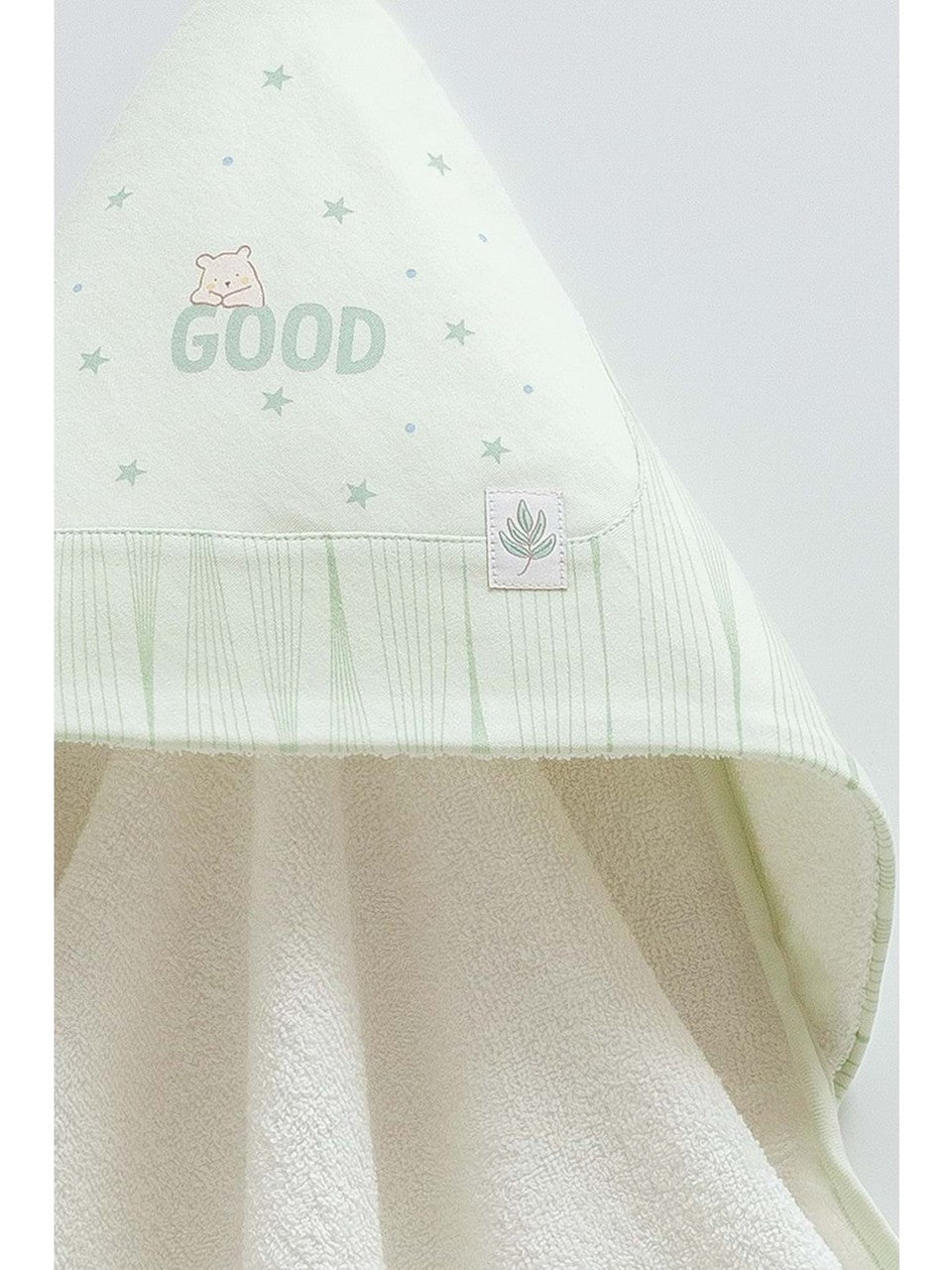 Serviette bébé – Vert – 82x90 cm