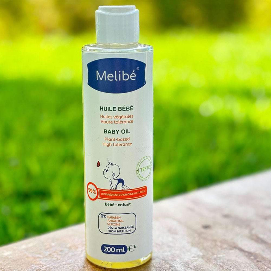 Melibé Huile pour le Corps - 200ml - Melibé - Huile de Massage pour bébé Maroc -www.babyboss.ma