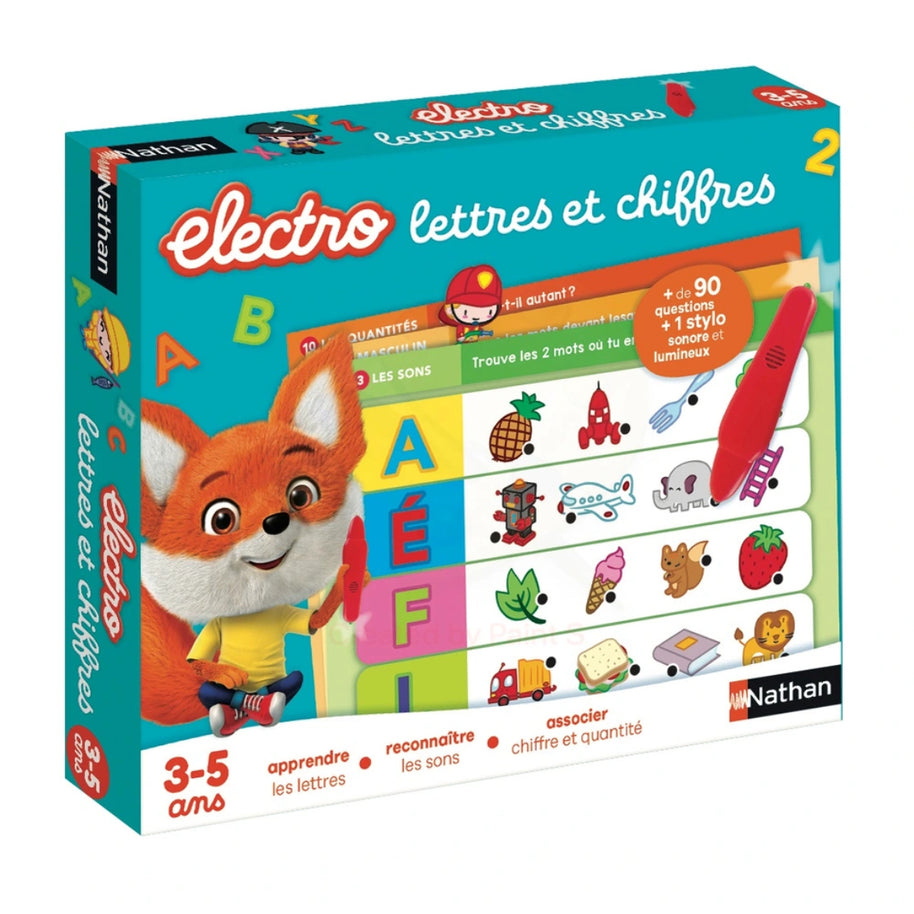 Nathan Elecro lettres et chiffres 3-5 ans