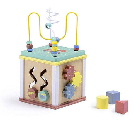 Eurekakids - Cube Multiactivités En Bois 18M+ - Eurekakids - Cubes d'Activités pour bébé Maroc -www.babyboss.ma