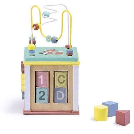 Eurekakids - Cube Multiactivités En Bois 18M+ - Eurekakids - Cubes d'Activités pour bébé Maroc -www.babyboss.ma