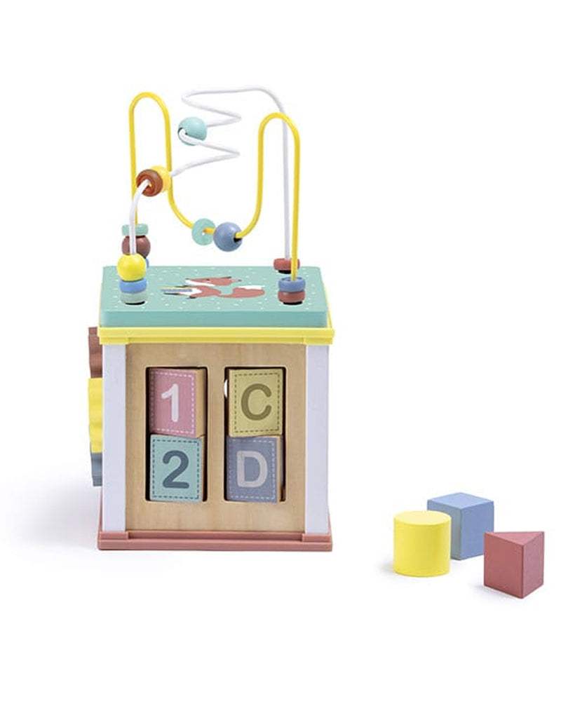 Eurekakids - Cube Multiactivités En Bois 18M+ - Eurekakids - Cubes d'Activités pour bébé Maroc -www.babyboss.ma