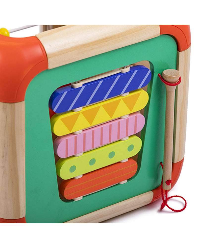 Eurekakids - Cube Géant En Bois Circus 18M+ - Eurekakids - Cubes d'Activités pour bébé Maroc -www.babyboss.ma