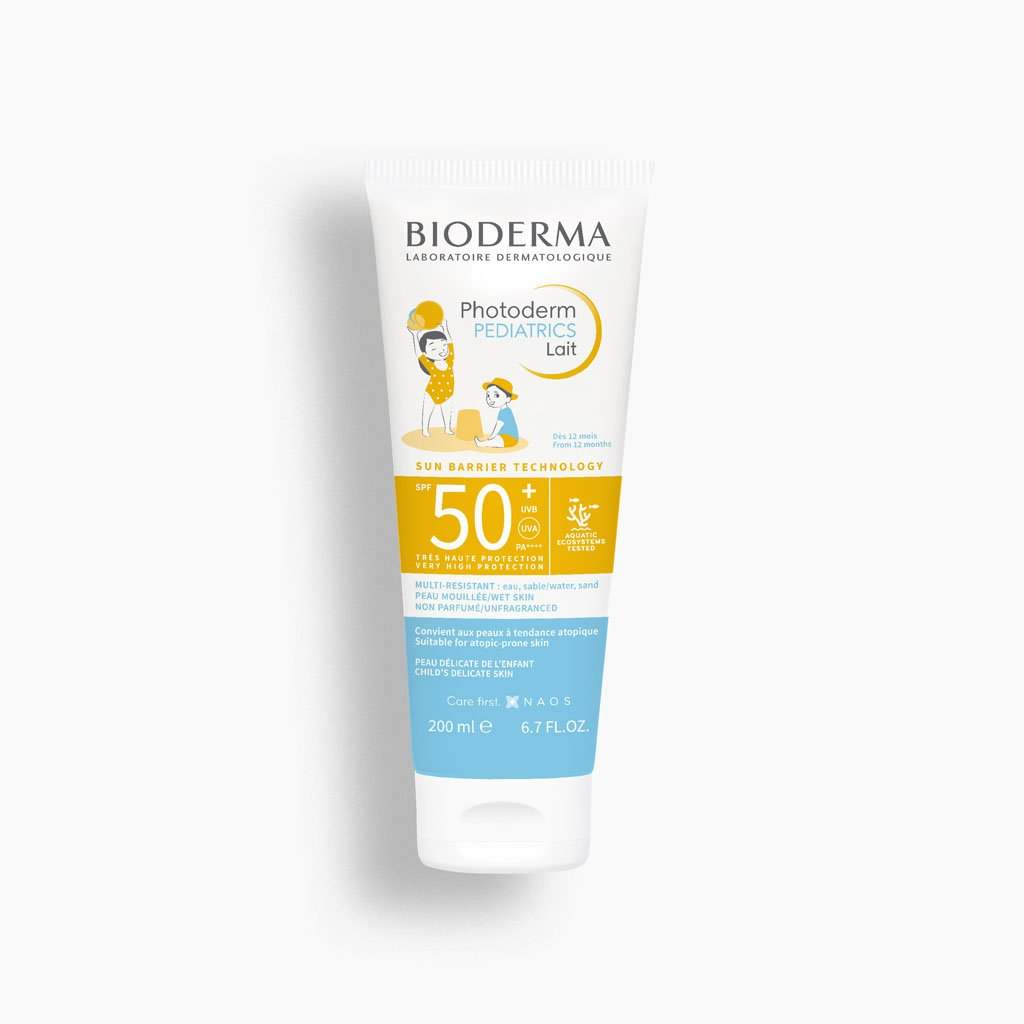Bioderma Photoderm PEDIATRICS Lait SPF 50+ - Bioderma Photoderm - Protection solaire pour bébé Maroc -www.babyboss.ma