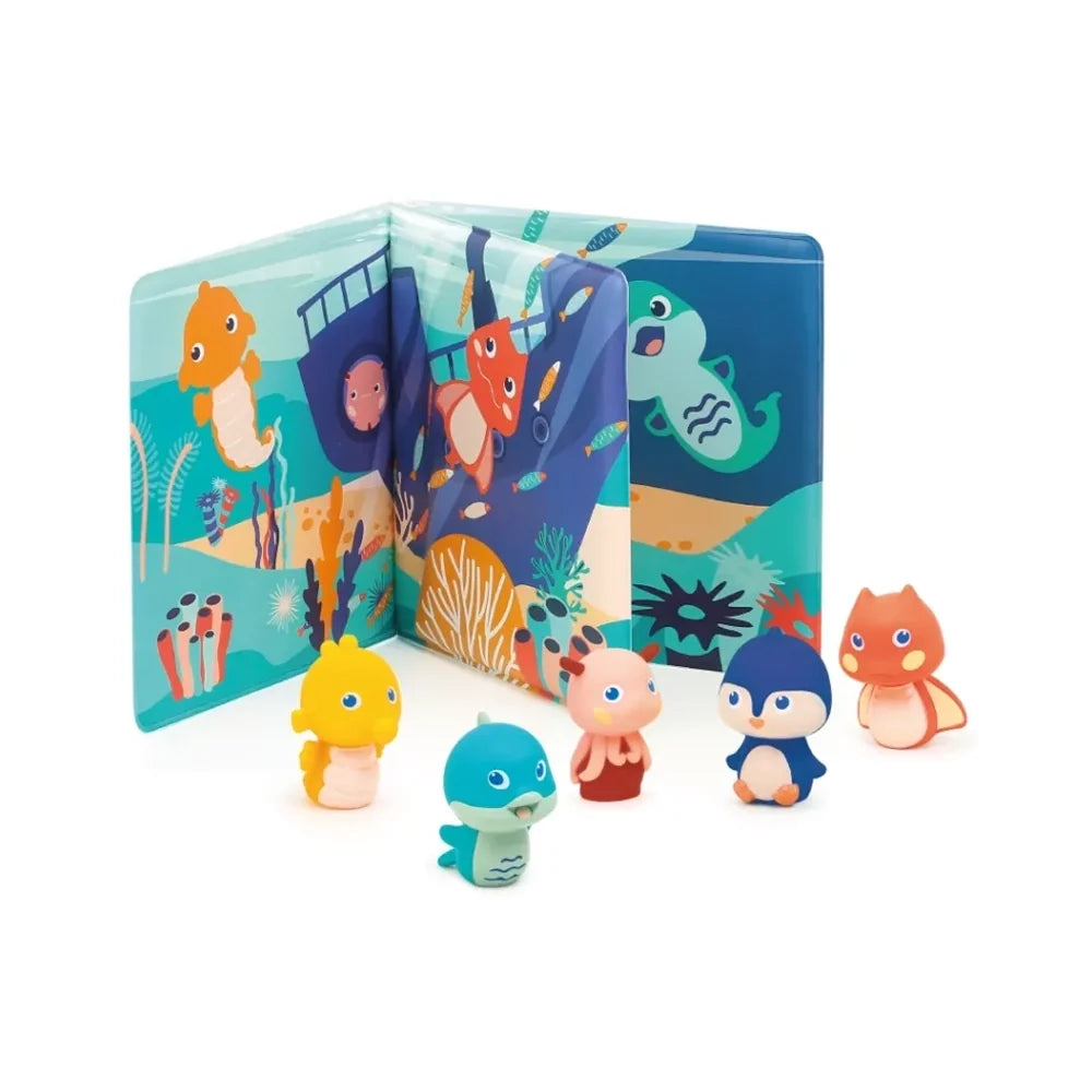 Ludi Livre de Bain et Ses 5 Marionnettes 10M+