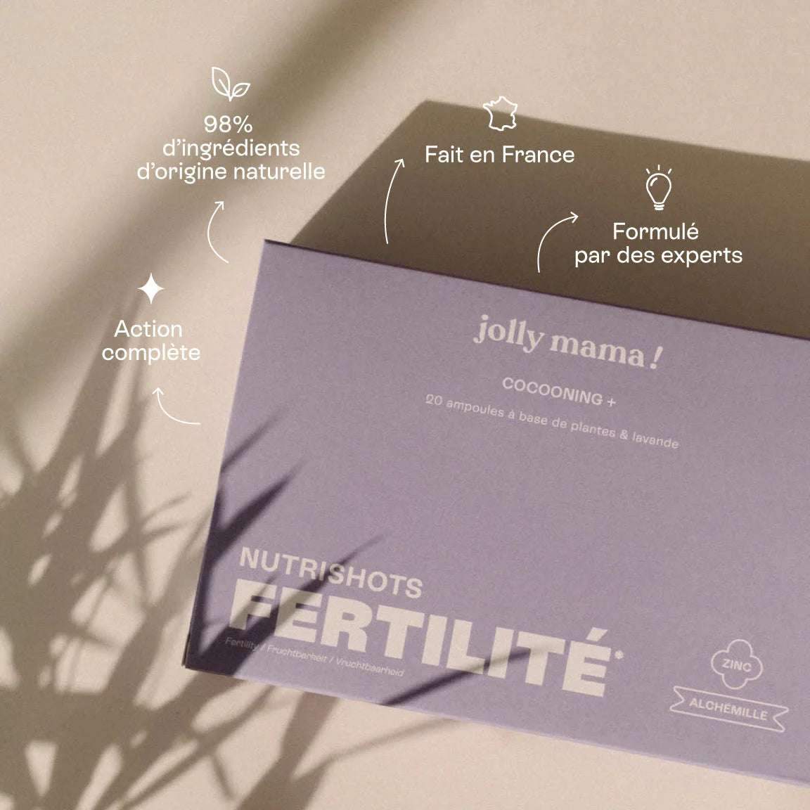 COCOONING + BOOSTE LA FERTILITÉ - Jolly Mama : Soutien Naturel Préconception - Jolly Mama Maroc - pour bébé Maroc -www.babyboss.ma