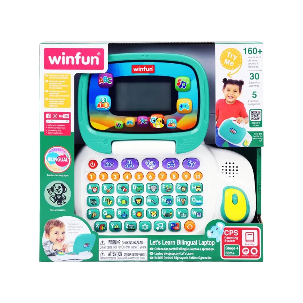 Ordinateur Portable Bilingue 3A+ – Winfun