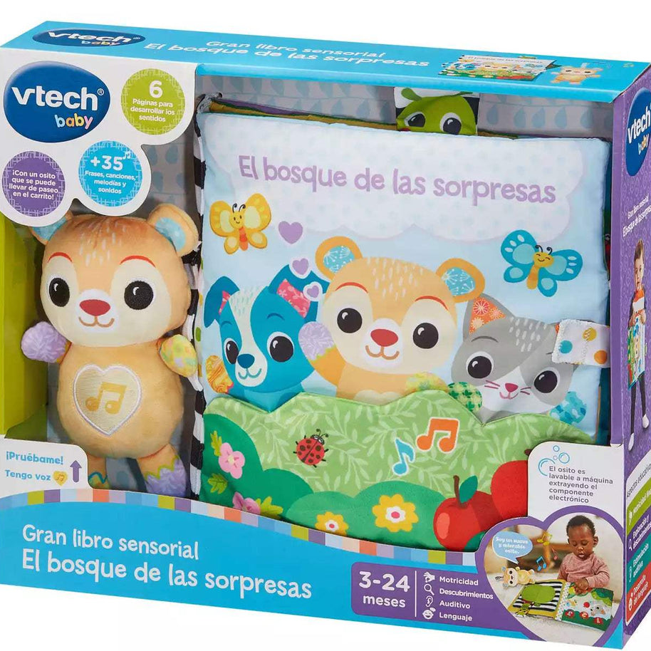 Grand livre toudoux des découvertes Vtech - Vtech - Jouets Musicaux pour bébé Maroc -www.babyboss.ma