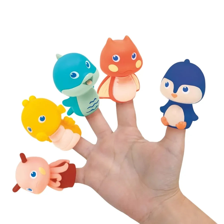 Ludi Livre de Bain et Ses 5 Marionnettes 10M+