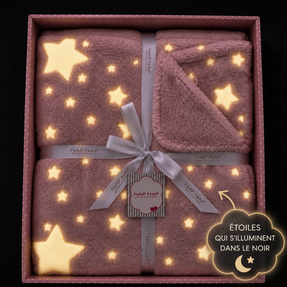 Couverture Nafnaf glow in the dark 110cm×140cm