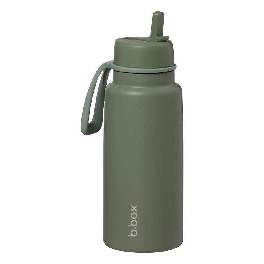 Gourde Isotherme Flip Top BBox 1L - olive - BBOX USA - Insulated Flip Top - 1000ml pour bébé Maroc -www.babyboss.ma
