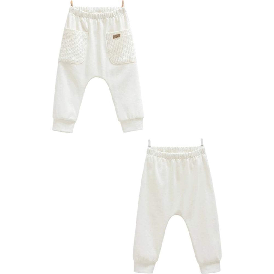 Lot de 2 Pantalons bébé - Caramell - caramell - Pantalon pour bébé Maroc -www.babyboss.ma
