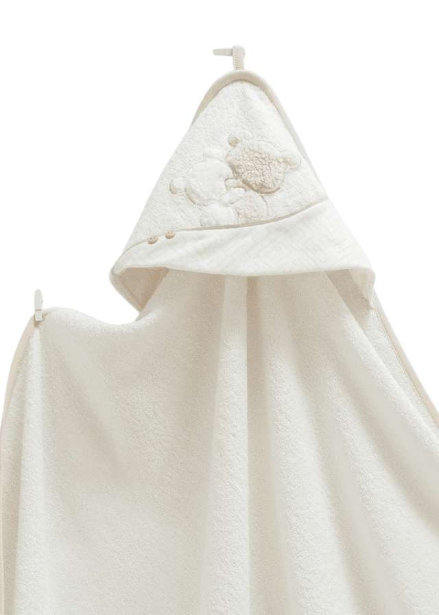 Sorties de bain beige - Caramell - Poncho pour bébé Maroc -www.babyboss.ma