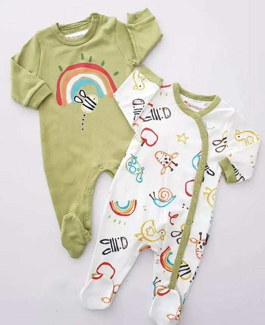 Pack of 2 Miniworld Onesies 100% Cotton