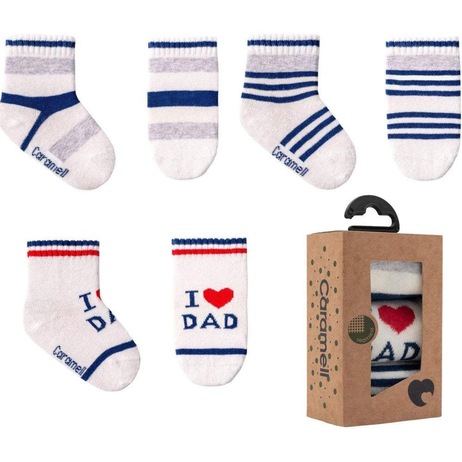 Chaussettes bébé 3 paires - Caramell - caramell - Chaussettes pour bébé Maroc -www.babyboss.ma