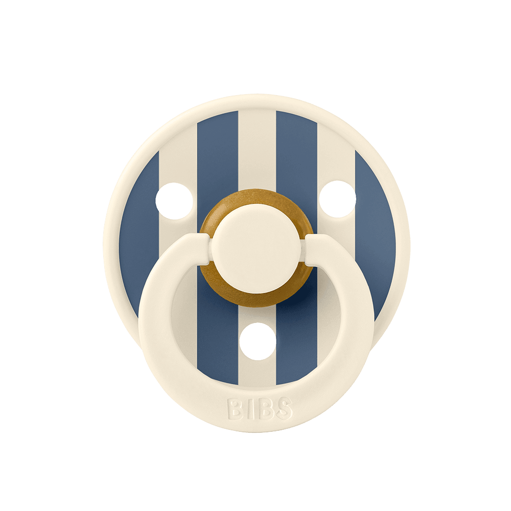 Pack de 2 sucettes BIBS STUDIO Colour  - Ivory Steel Blue Mix