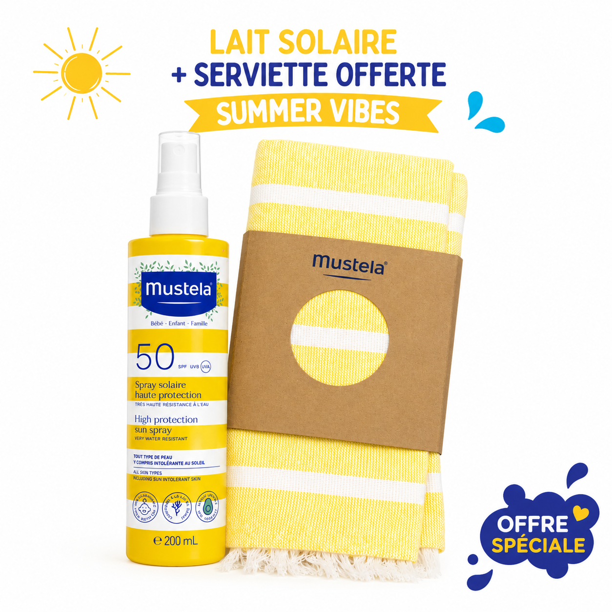 MUSTELA SPRAY SOLAR SPF50+ 200ML