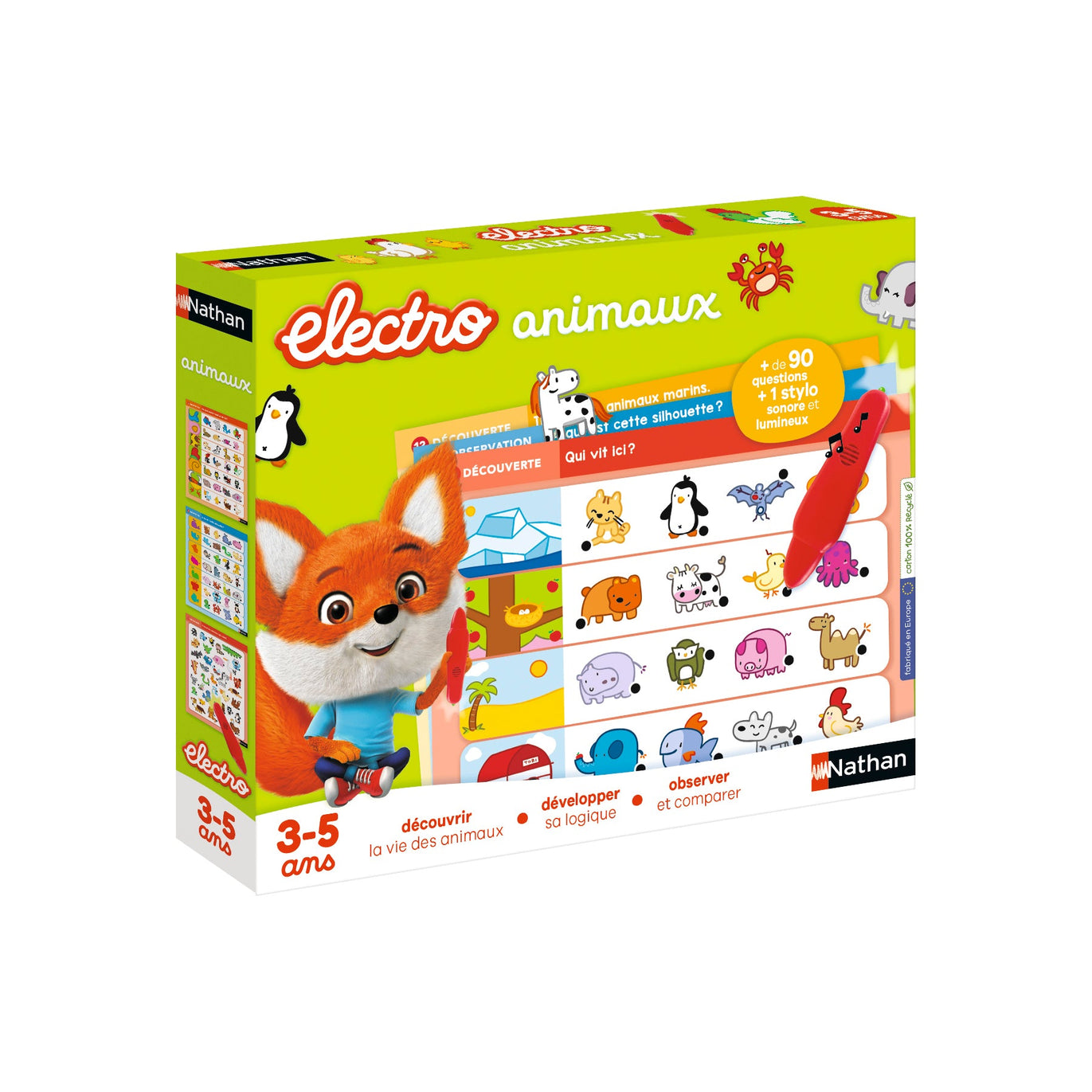 Nathan Elecro Animaux 3-5 ans