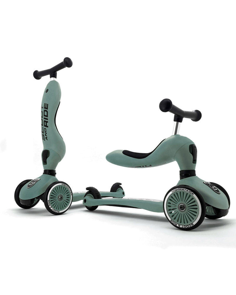 Scoot And Ride  Trottinette 2en1 Highwaykick 1 - Forêt