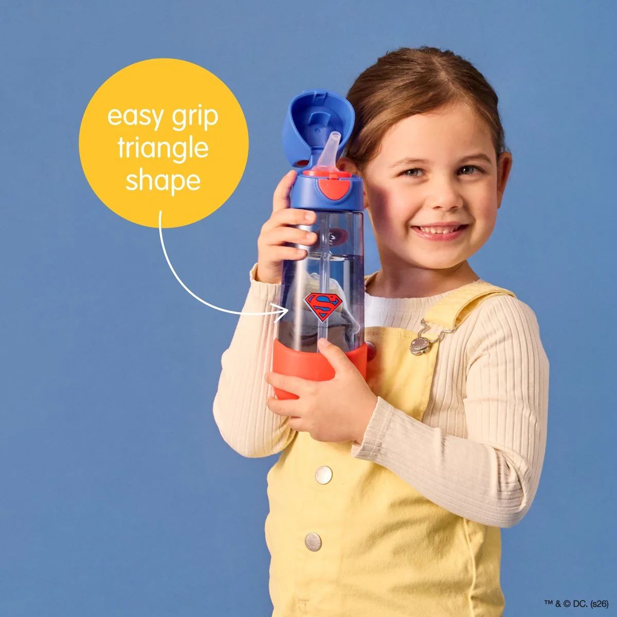 Gourde à paille B box Tritan™  - Superman 600ML