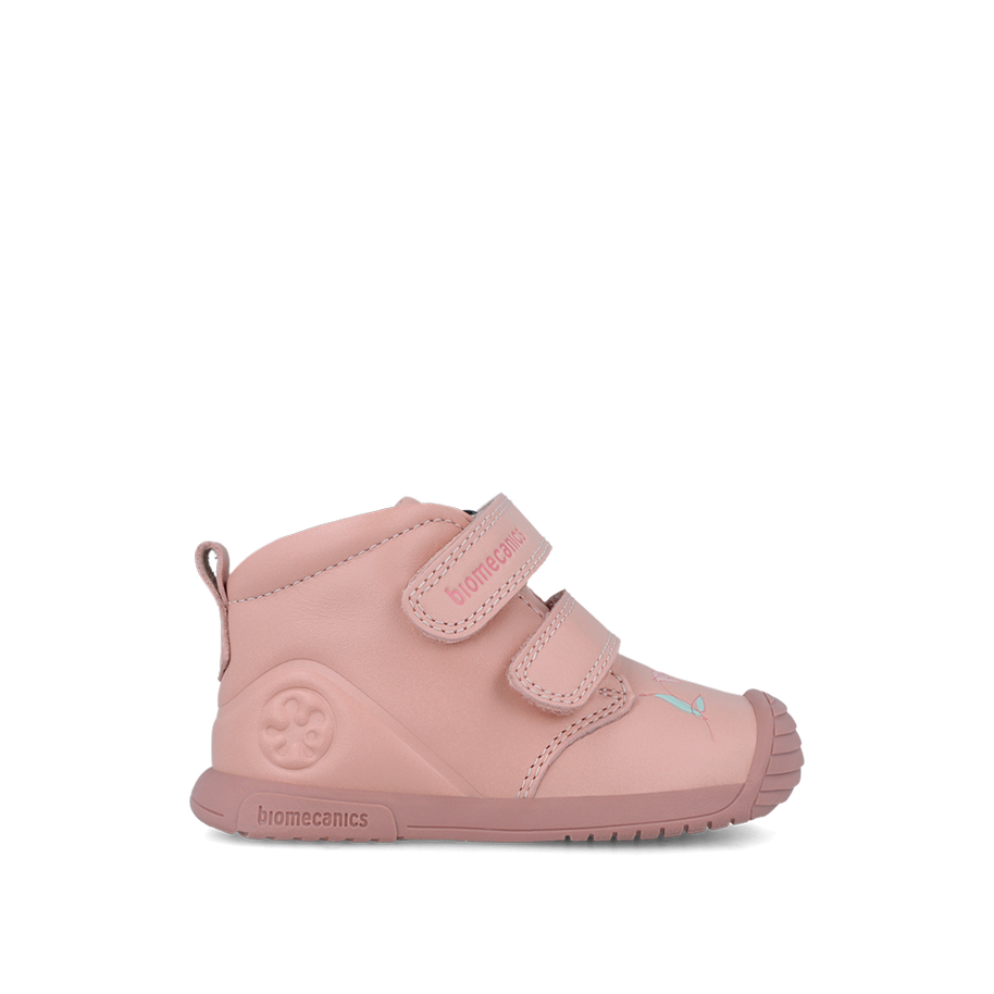 Biogateo Booties Birdie Pink - Biomecanics Maroc - Chaussures premier pas et enfants pour bébé Maroc -www.babyboss.ma