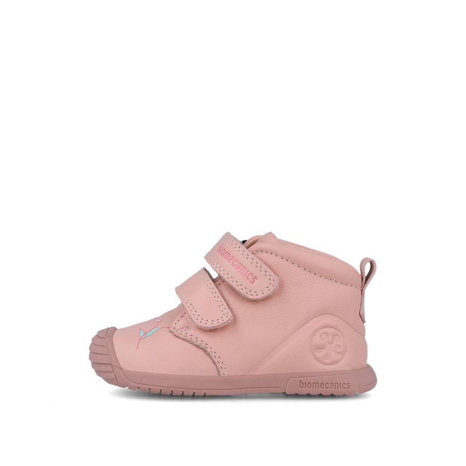 Biogateo Booties Birdie Pink - Biomecanics Maroc - Chaussures premier pas et enfants pour bébé Maroc -www.babyboss.ma