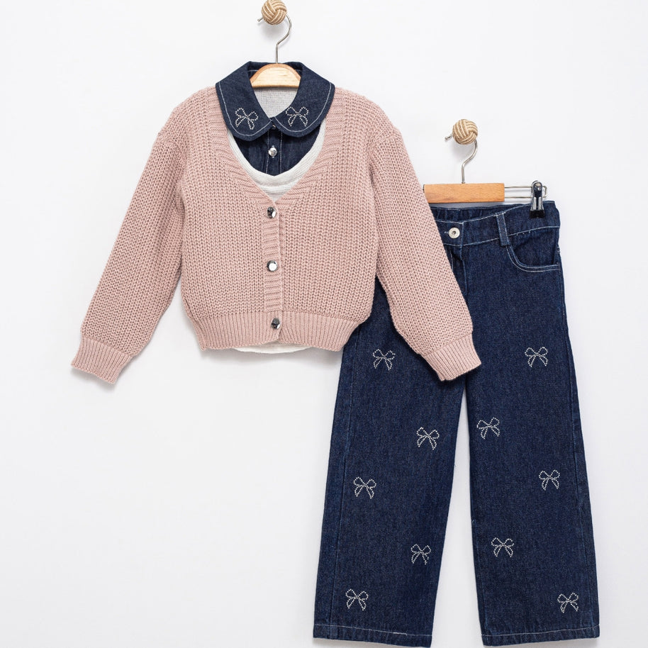 Ensemble 3 pièces - Veysi Bebe - Vêtements Premium pour bébé Maroc -www.babyboss.ma