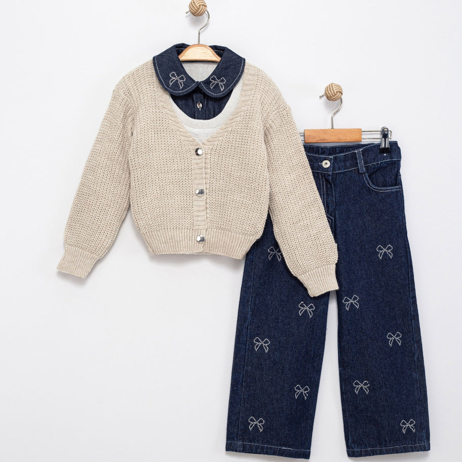 Ensemble 3 pièces - Veysi Bebe - Vêtements Premium pour bébé Maroc -www.babyboss.ma