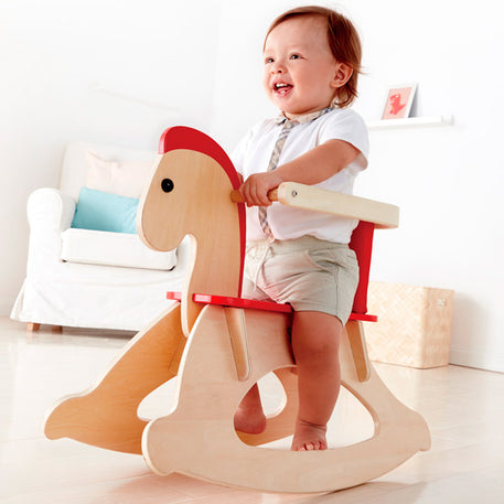 Hape – Cheval à bascule en bois - Hape - pour bébé Maroc -www.babyboss.ma