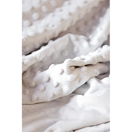 Interbaby couverture junior bulles 80 x 110 cm -Blanc