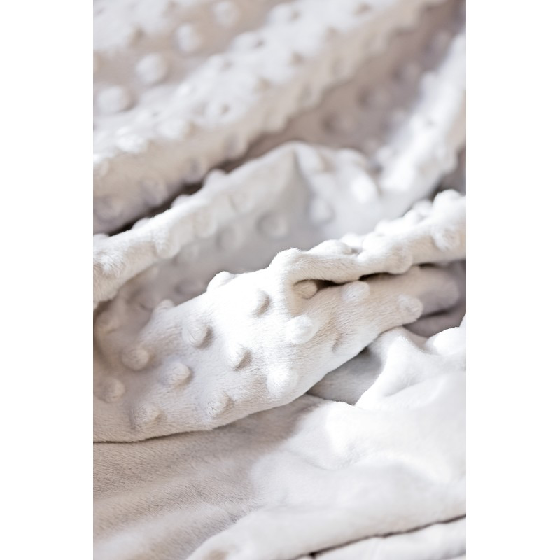 Interbaby couverture junior bulles 80 x 110 cm -Blanc