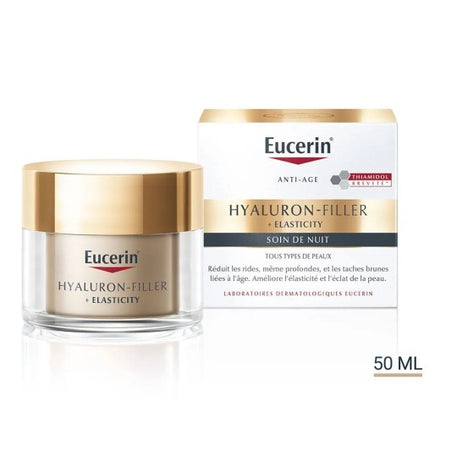 Eucerin – Hyaluron-Filler + Elasticity Soin de Nuit – 50 ml - Eucerin - Visage pour bébé Maroc -www.babyboss.ma