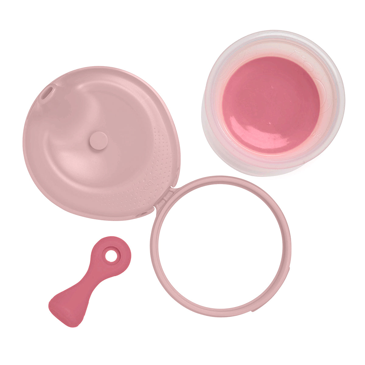 Gourde Réutilisable Silicone b.box Fill + Feed - blush - b.box - Fill+Feed pour bébé Maroc -www.babyboss.ma