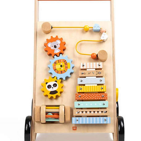 Eurekakids - Trotteur en Bois Jungle 12M+ - Eurekakids - Trotteurs Pousseurs pour bébé Maroc -www.babyboss.ma