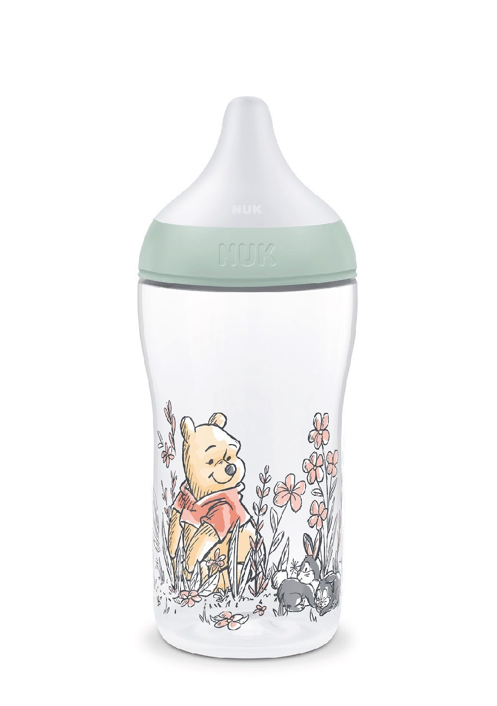 Biberon NUK Perfect Match avec tétine en silicone souple 260ml Winnie The pooh