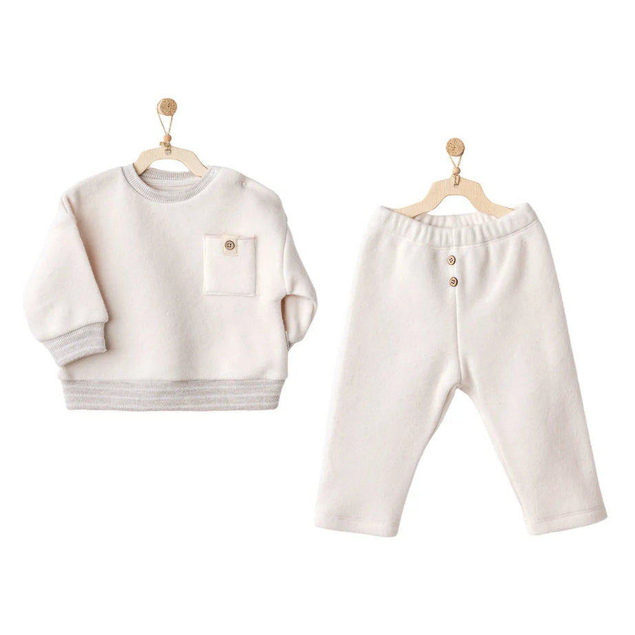 Beige Soft ensemble pour bebe AndyWawa 100% cotton