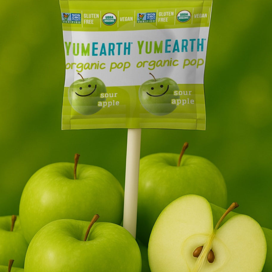 Sucettes biologiques YumEarth AROMATISÉES AUX FRUITS - Yumearth - 