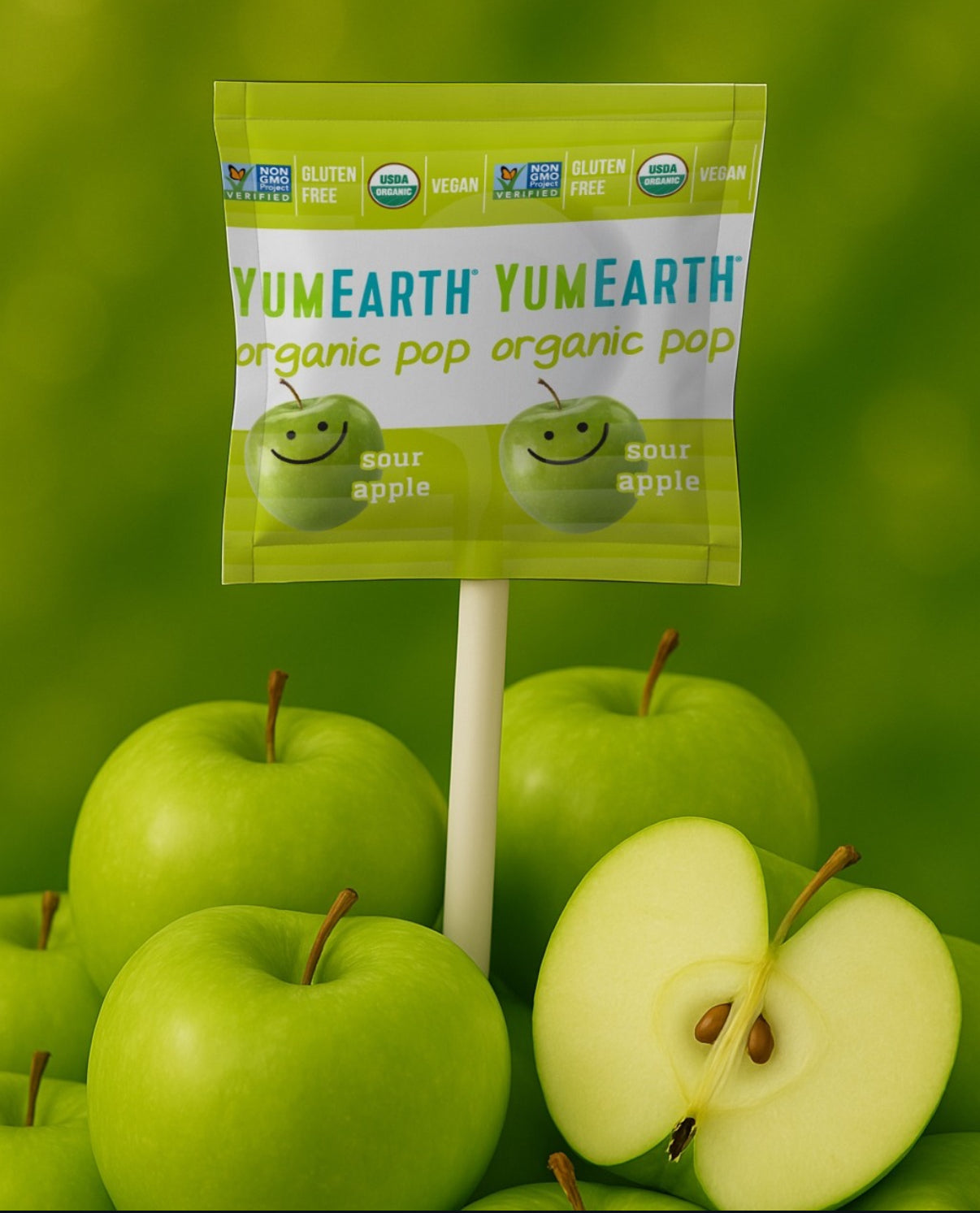 Sucettes biologiques YumEarth AROMATISÉES AUX FRUITS - Yumearth - 