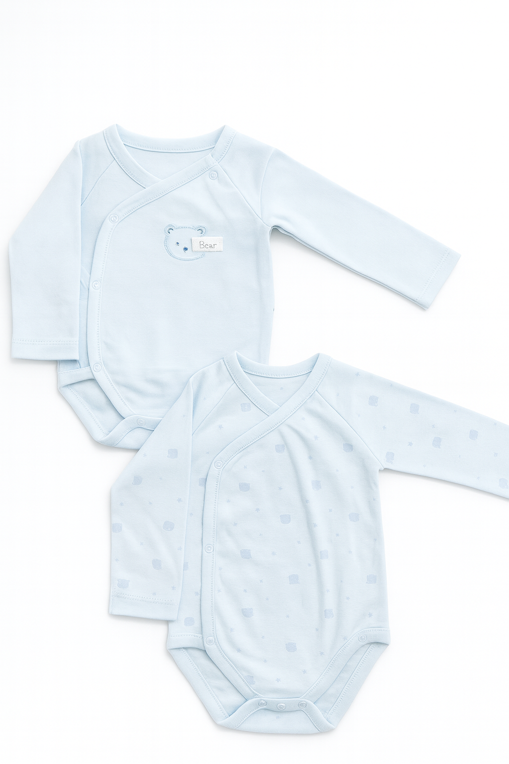 Lot de 2 bodies– Bleu