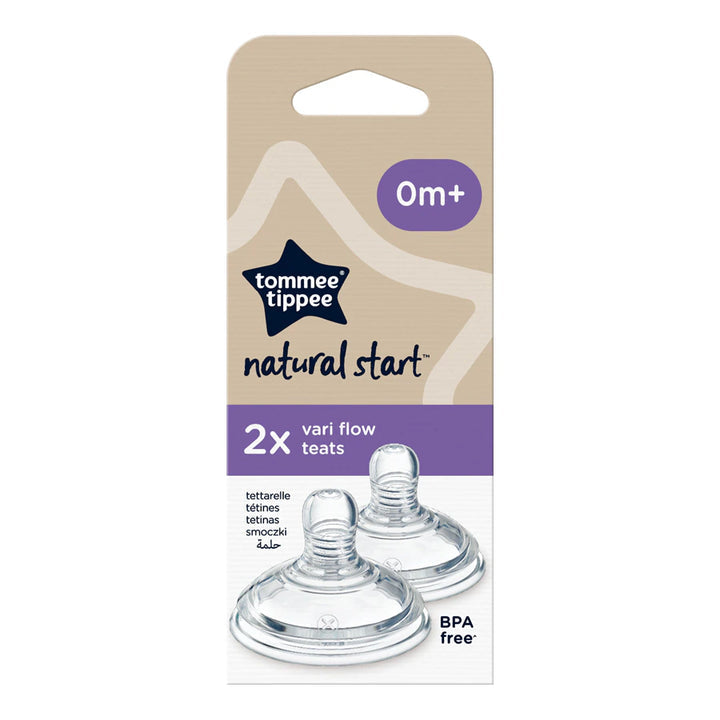 2 Tétines Tommee Tippee Advanced - Débit Variable 0M+