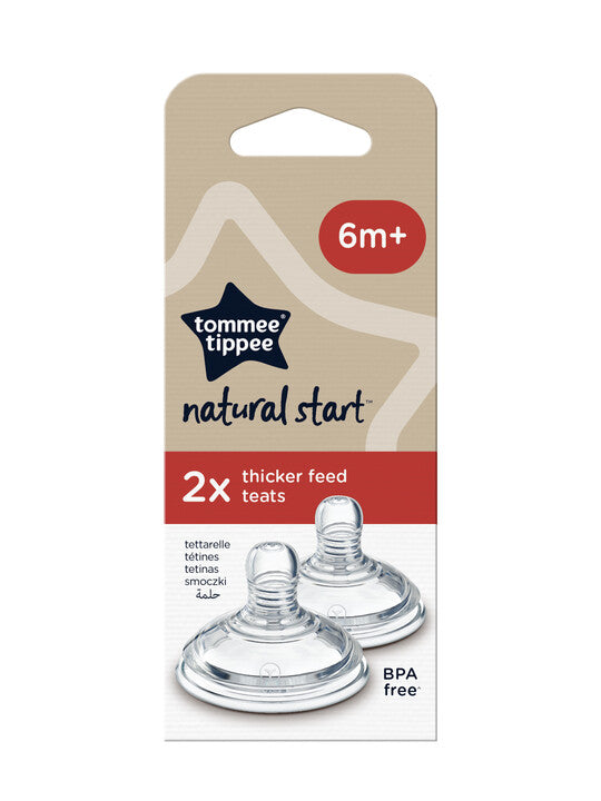2 Tétines Tommee Tippee Closer to Nature - Débit rapide 6m+