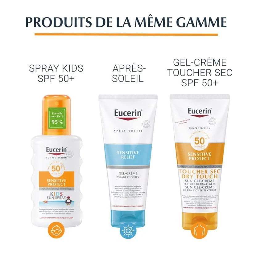 Eucerin Sun Protection Oil Control Gel-Crème SPF50+ 50ml + SERUM TRIPLE EFFECT 2X7ML OFFERTS - Eucerin - Protection solaire pour bébé Maroc -www.babyboss.ma