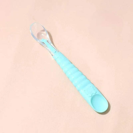 2pcs Cuillère à Nourriture en Silicone pour Bébé - Babyboss.ma - pour bébé Maroc -www.babyboss.ma