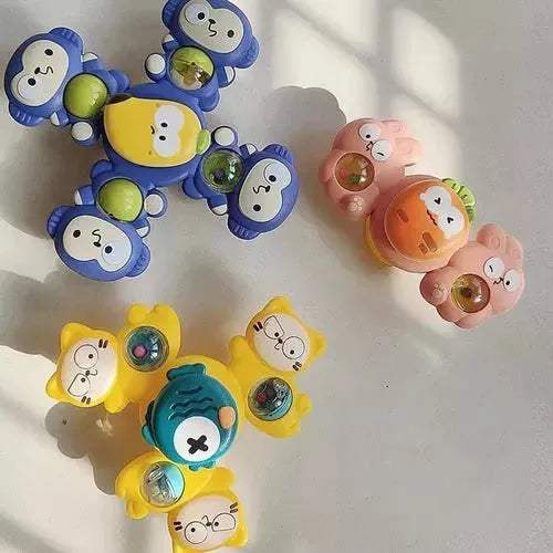 3 Spiners ventouse - babyboss toys - pour bébé Maroc -www.babyboss.ma