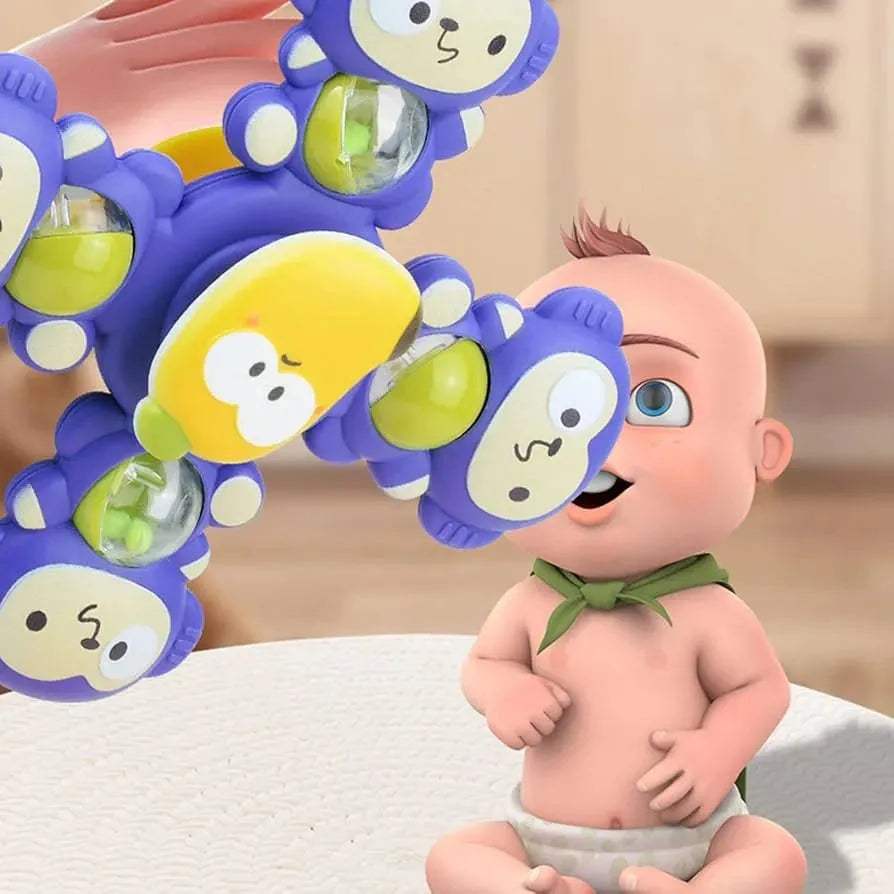 3 Spiners ventouse - babyboss toys - pour bébé Maroc -www.babyboss.ma