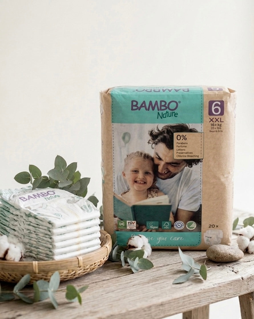 Couches Bambo Nature Taille 6 (16 kg+) - 20 unités