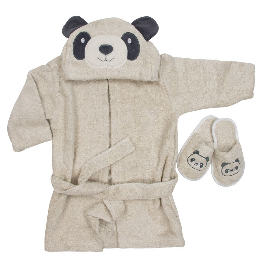 Ensemble sortie de bain pour bébé motif panda -Bebitof