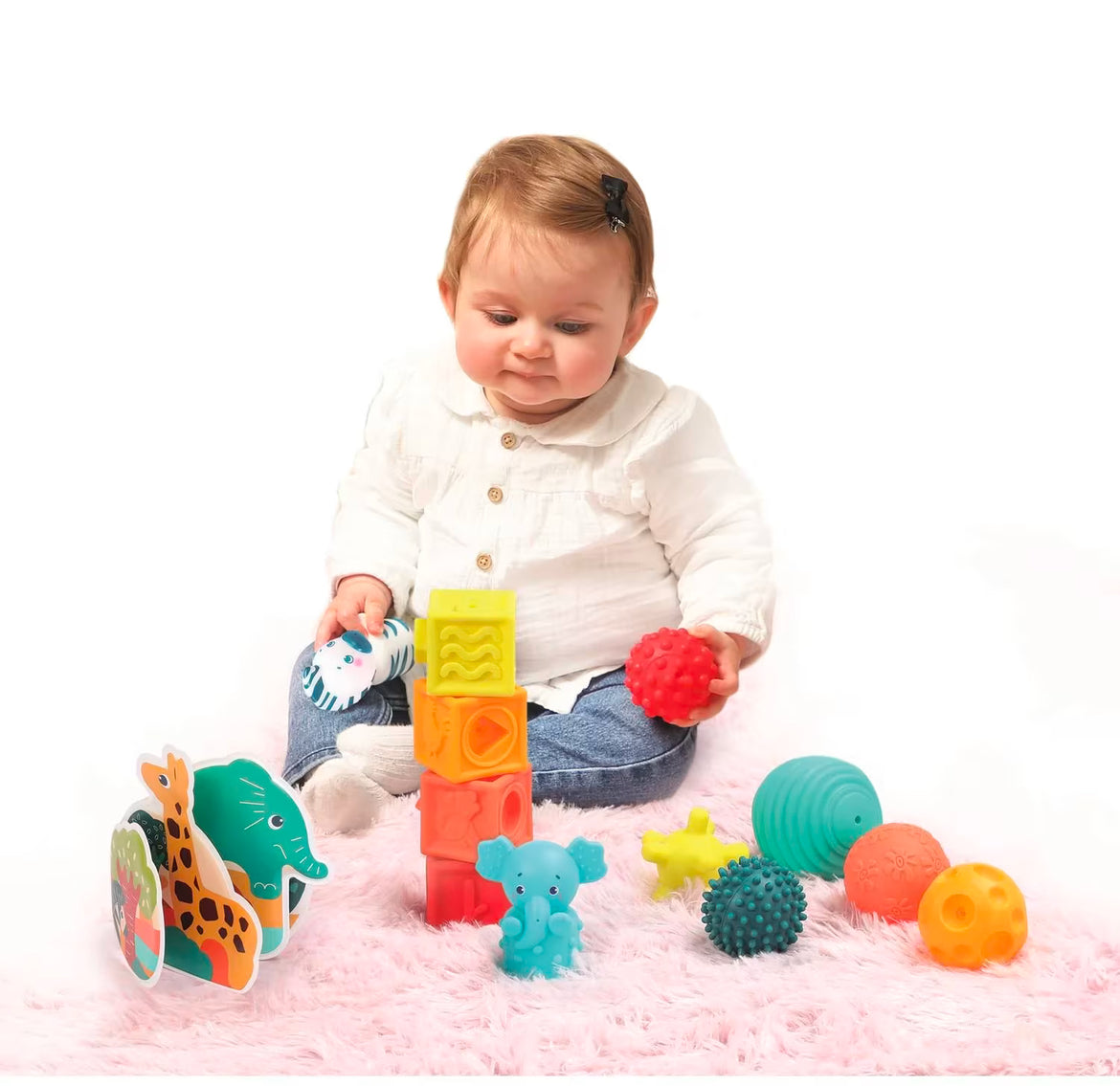 Ludi coffret éveil livre cubes et balles